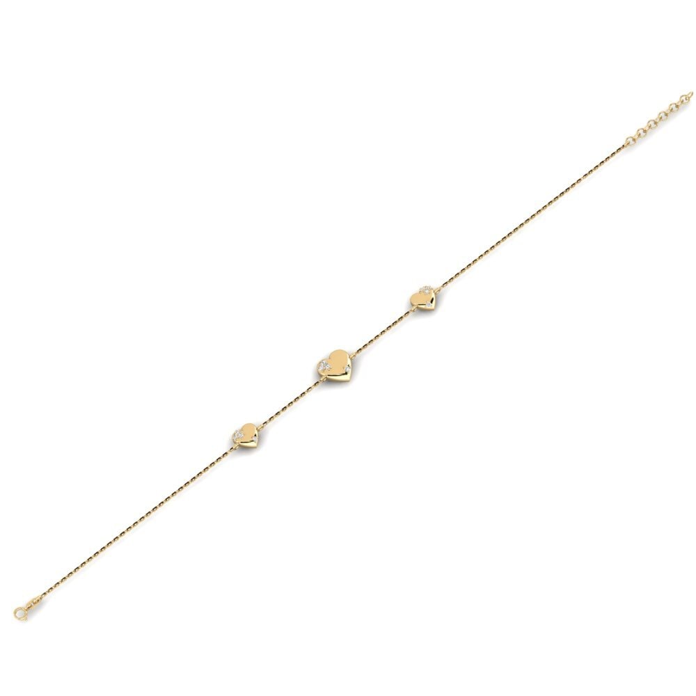 14k Oro Amarillo Pulsera de Mujer Gunhili