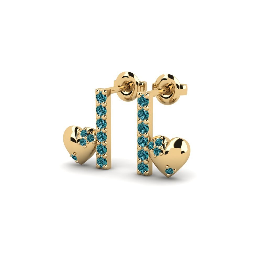 Blue Diamond Women's Earring Hexpyi