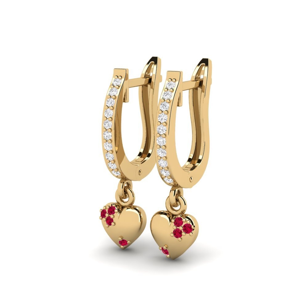 Ruby Women's Earring Icelous