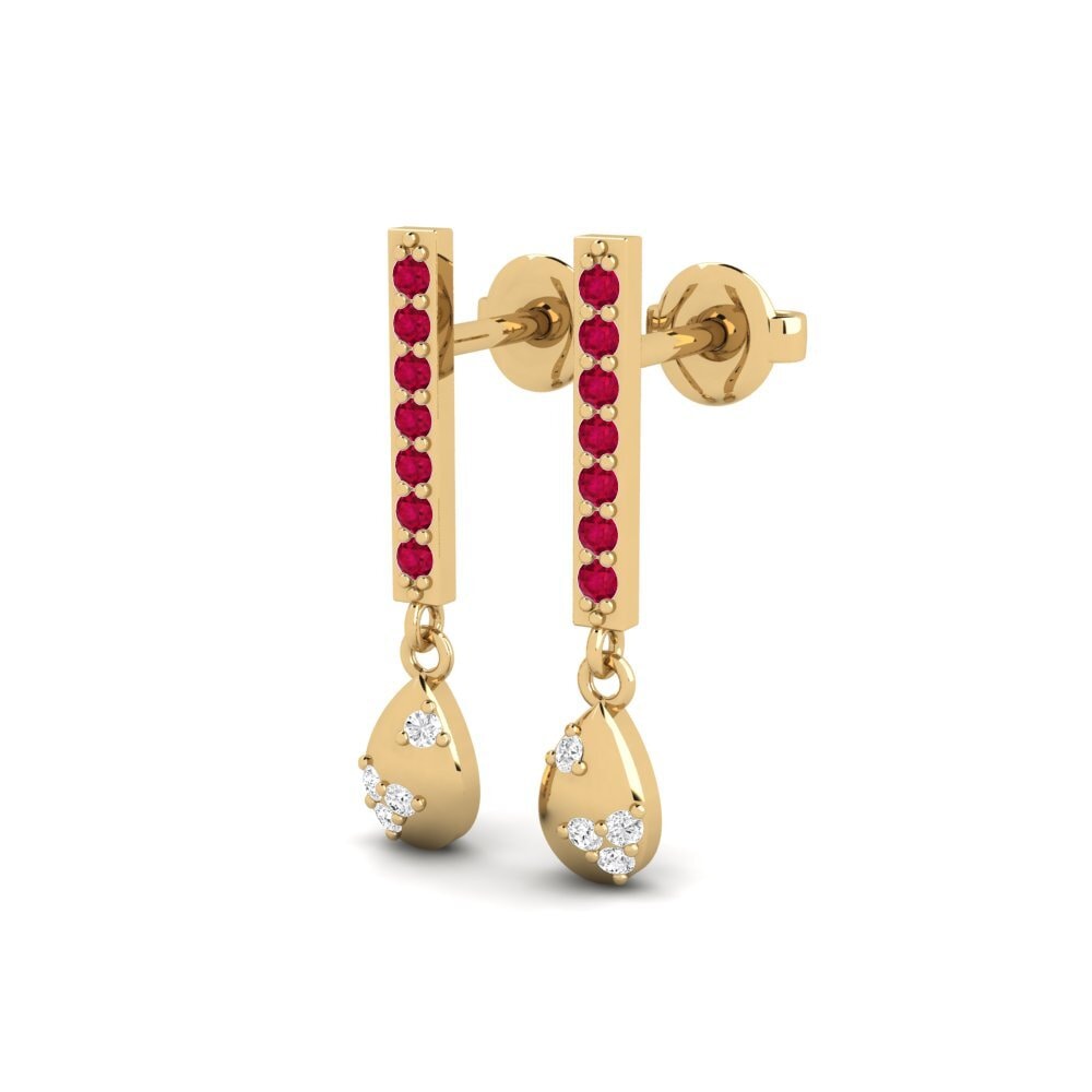 Ruby Women's Earring Jabalax