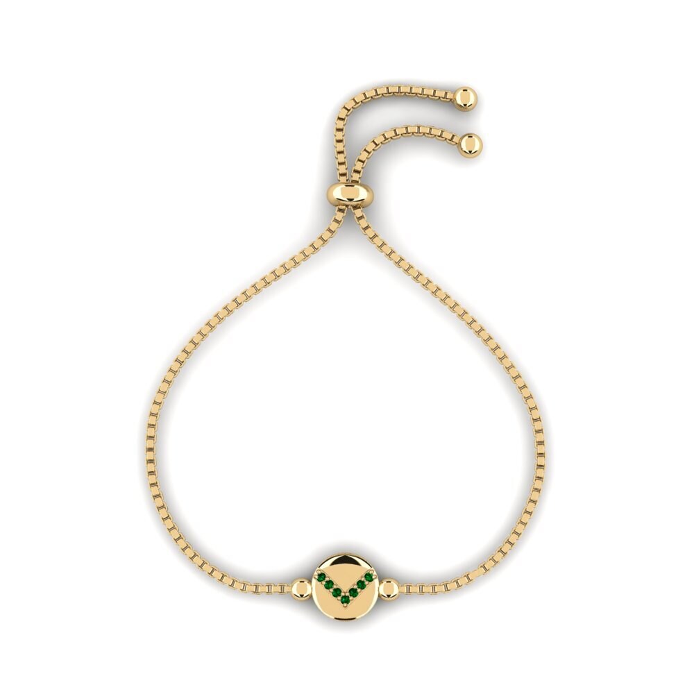 Circonita Verde Pulsera de Mujer Jindo