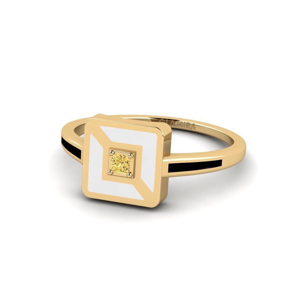 Gelber Diamant Ring Kis