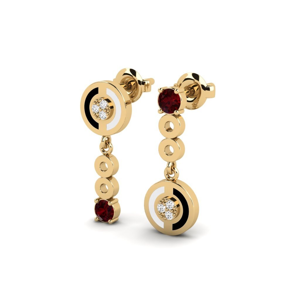 Granate Pendiente de mujer Meg