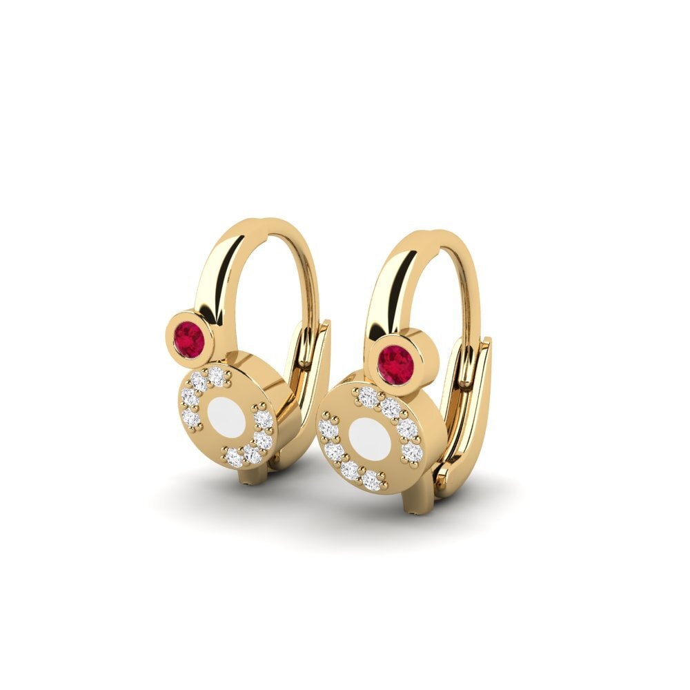 Ruby Women's Earring Melyel