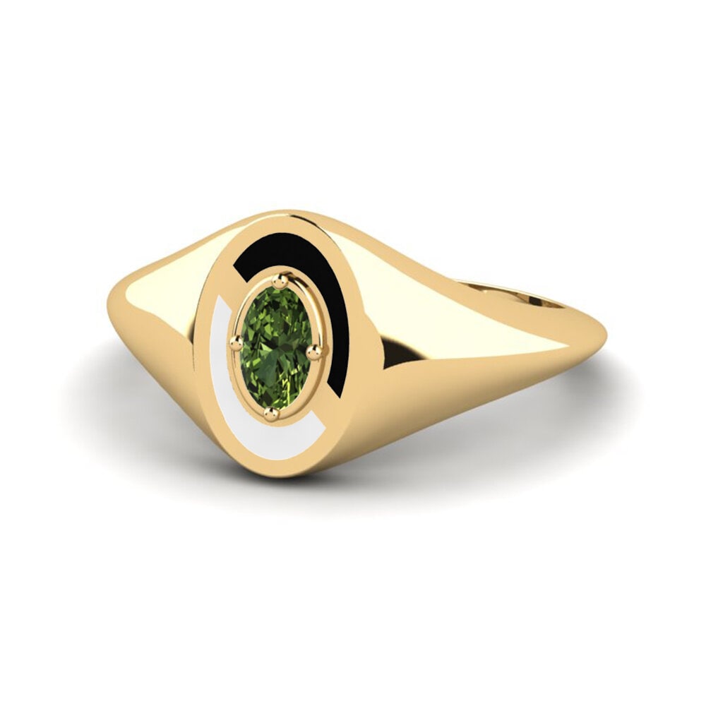 Green Sapphire Ring Misteriosi
