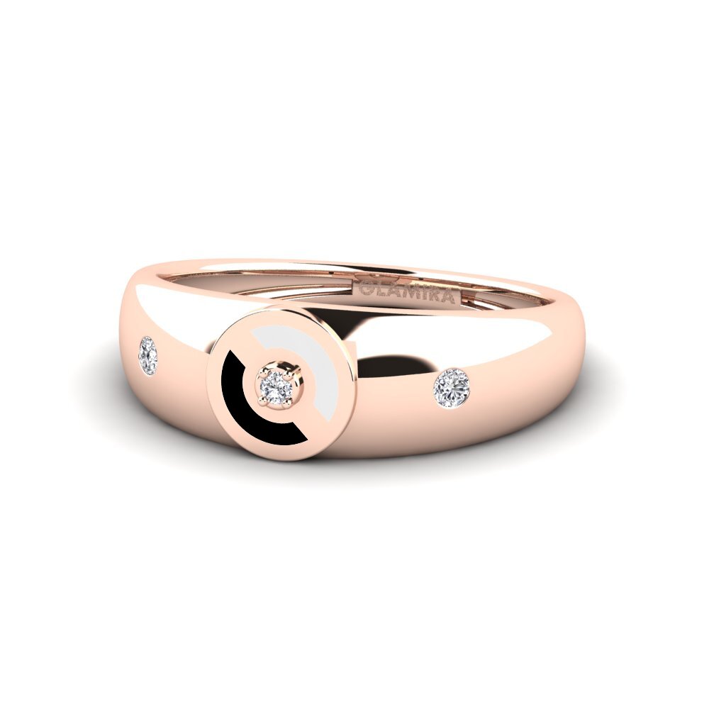 Rotgold 585 Ring Mnieg