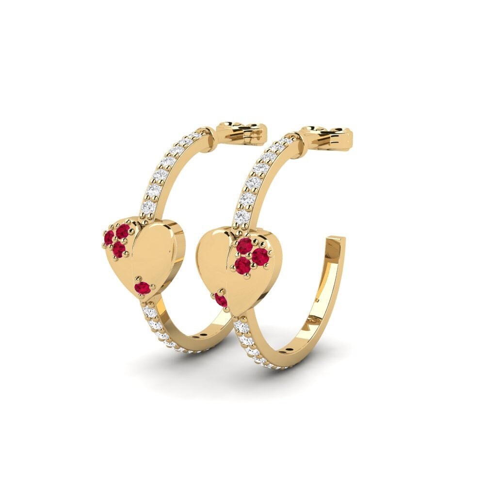 Ruby Women's Earring Nosparas