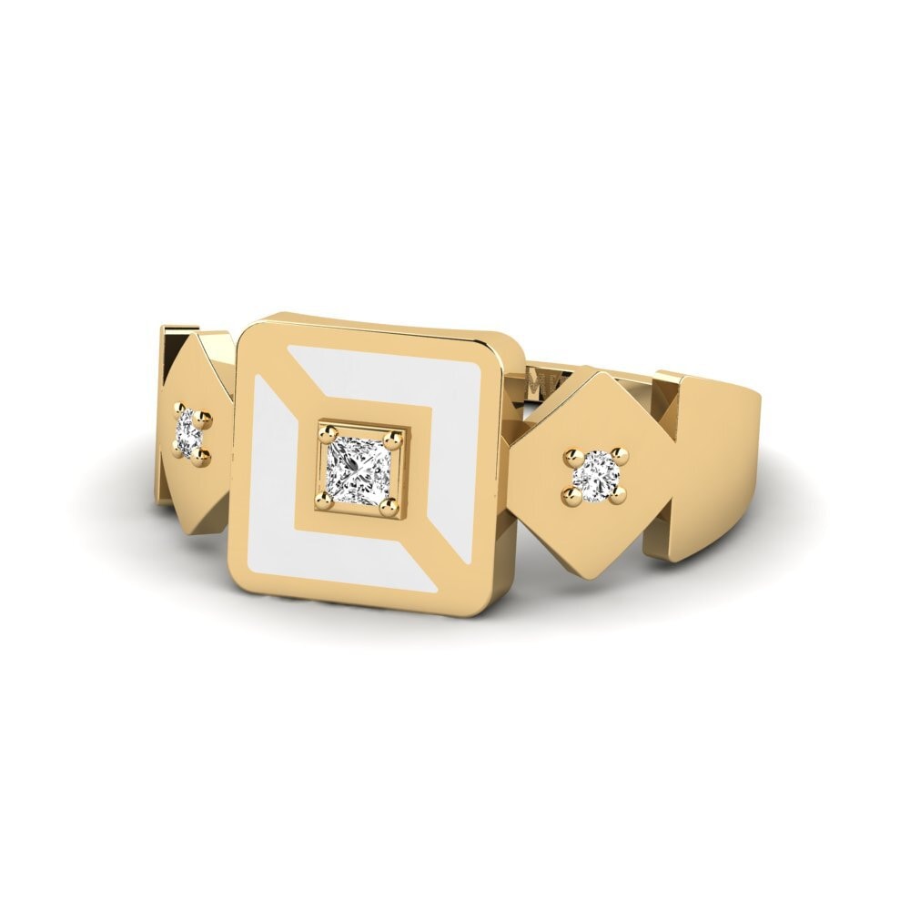 Moissanit Ring Nyugodt