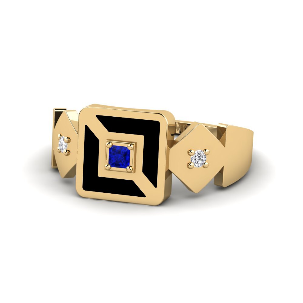 Princess Sapphire Ring Nyugodt