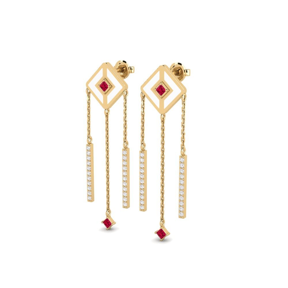 Ruby Women's Earring Podstawowe