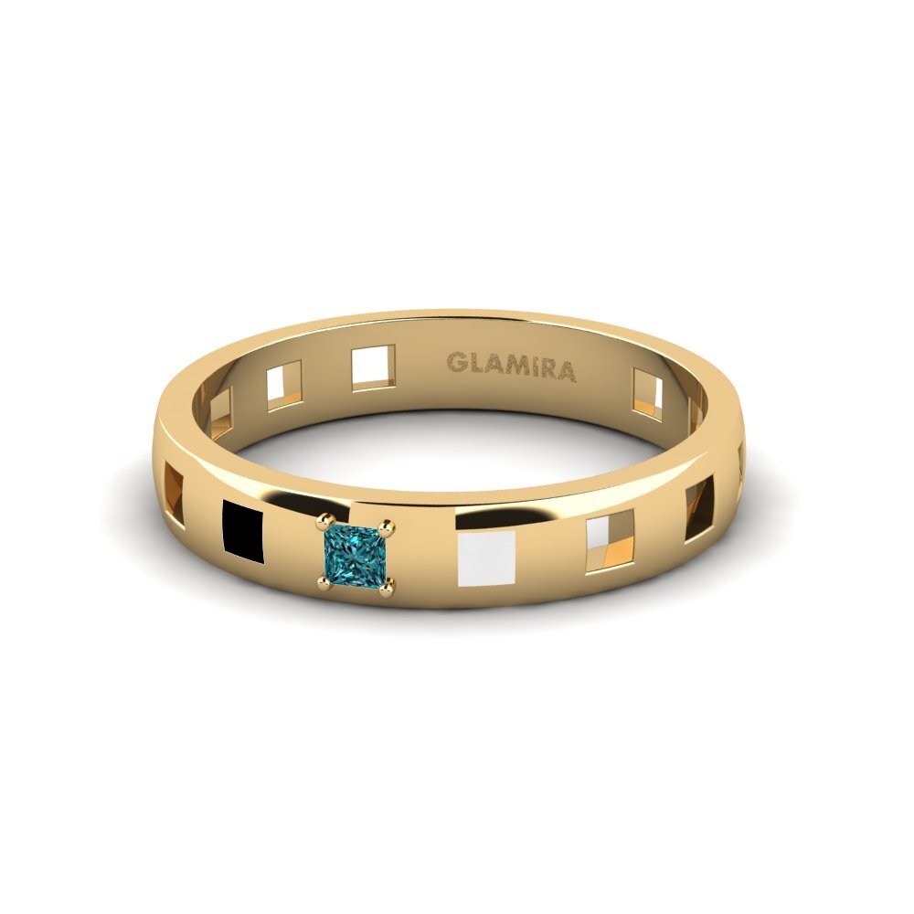 Blauer Diamant Ring Proste