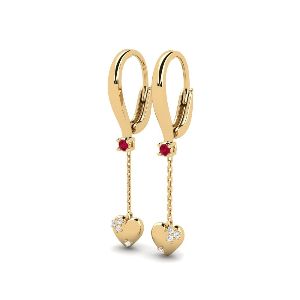 Ruby Women's Earring Rambirs