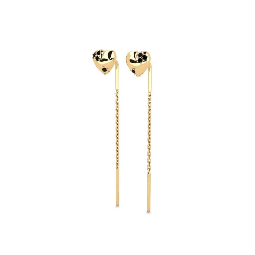 Black Sapphire Women's Earring Shuti