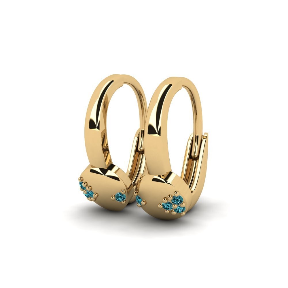 Diamante Azul Pendiente de mujer Synatrisy
