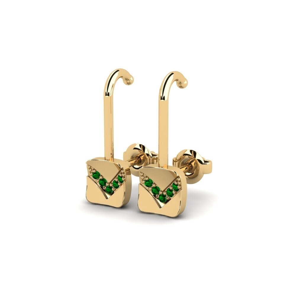 Green Zirconia Women's Earring Tambora