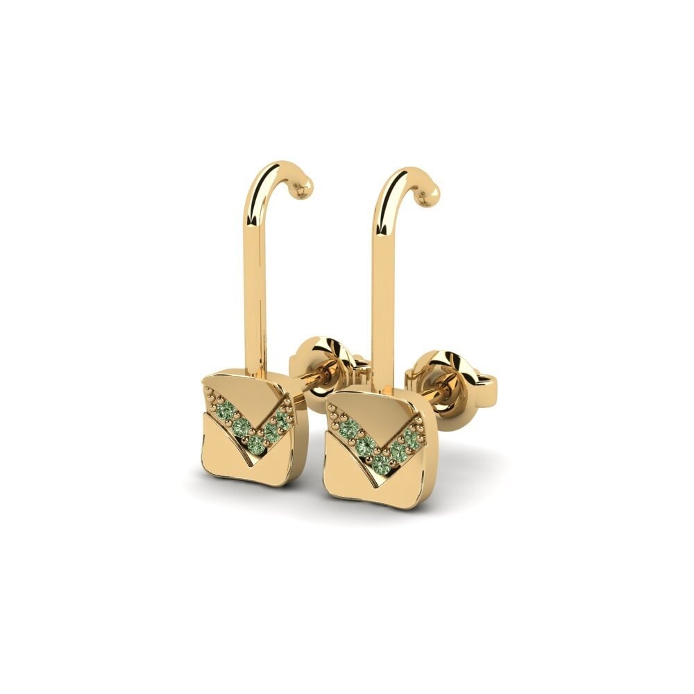 Diamante Verde Pendiente de mujer Tambora