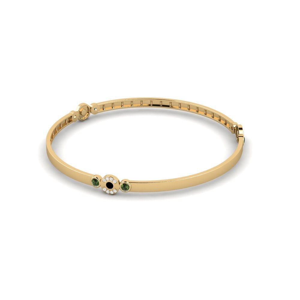 Green Sapphire Women's Bangle Ticinese