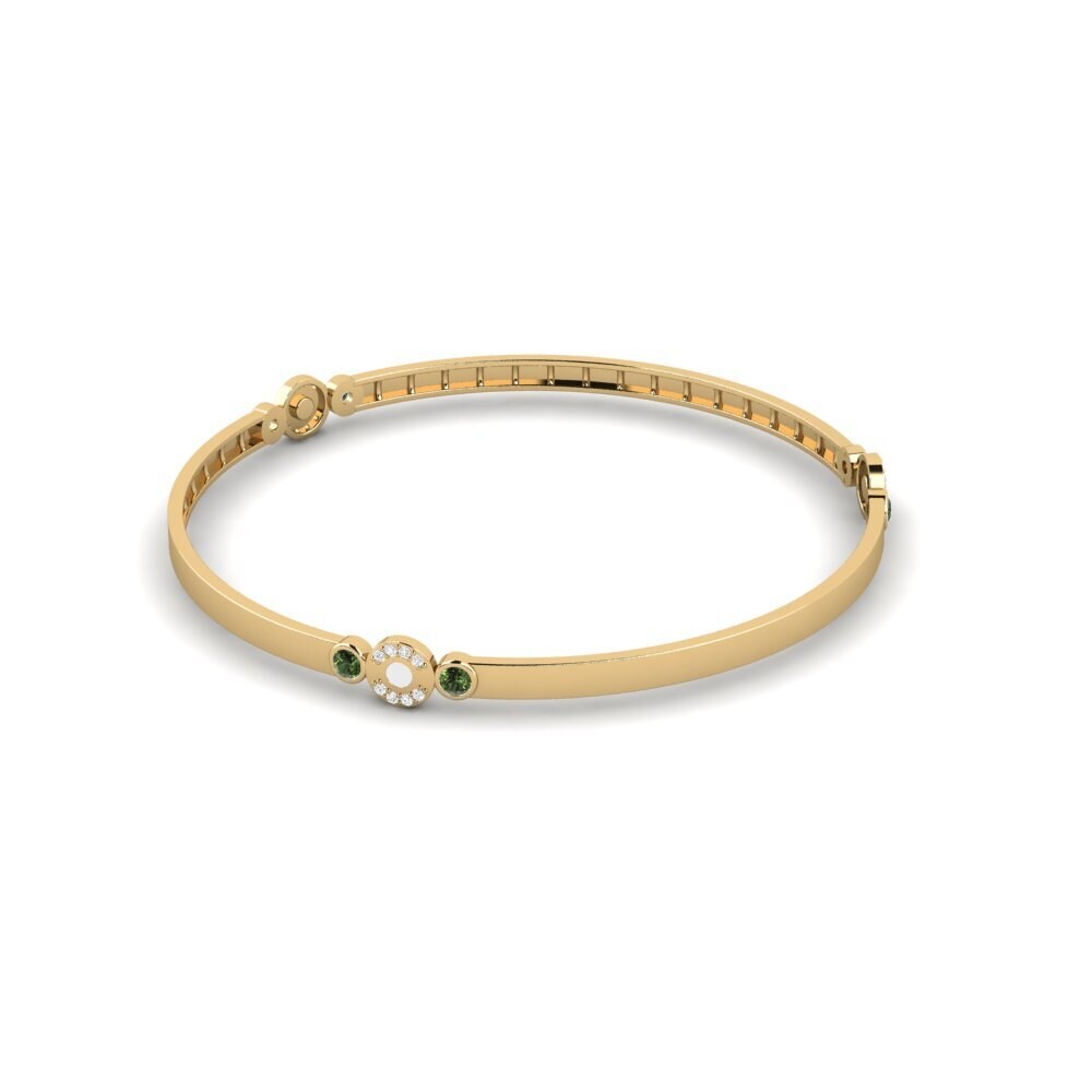 Brazaletes Zafiro Verde Pulsera