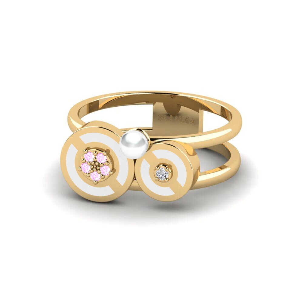 Zafiro Rosado Anillo Valorb