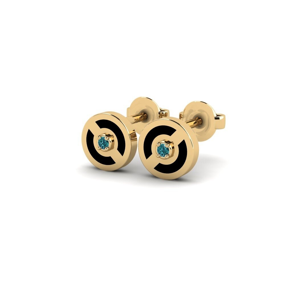 Diamante Azul Pendiente de mujer Zaswiaty