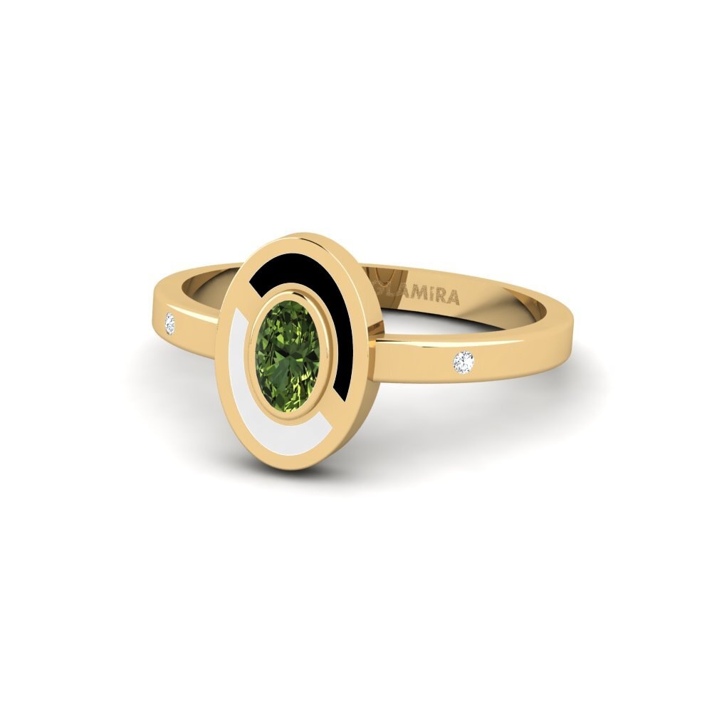 Green Sapphire Ring Adorare