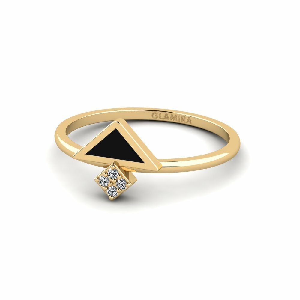 diamond-zirconia แหวน Allando