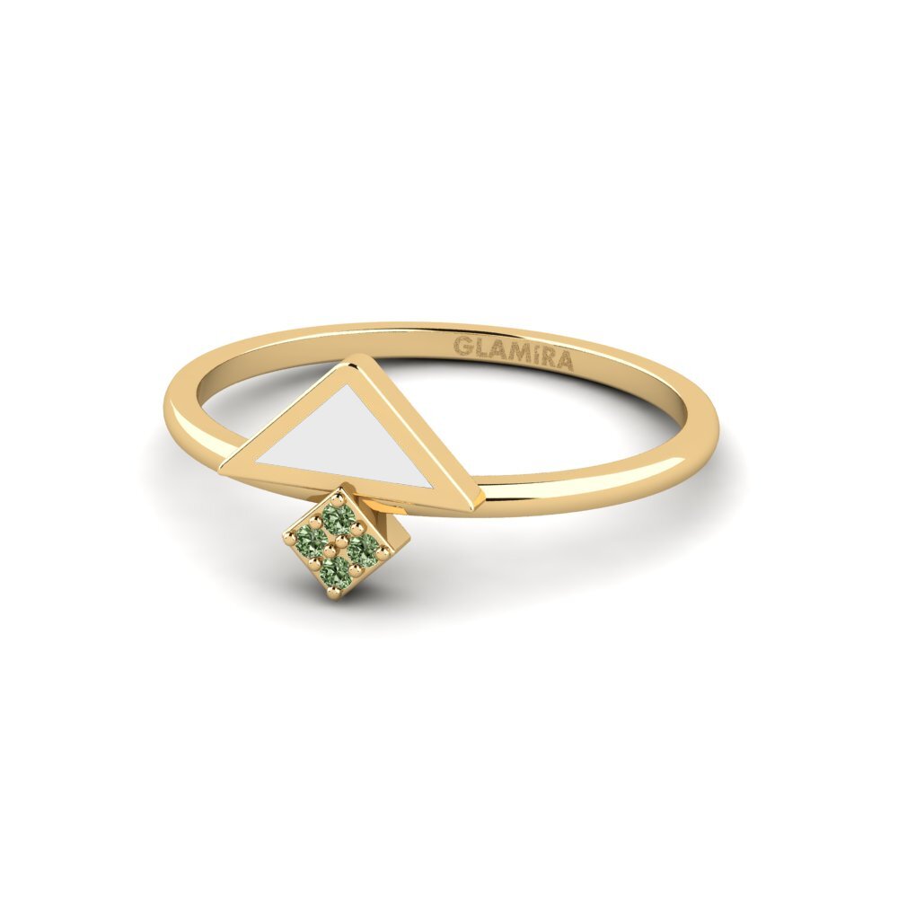 Green Diamond Ring Allando