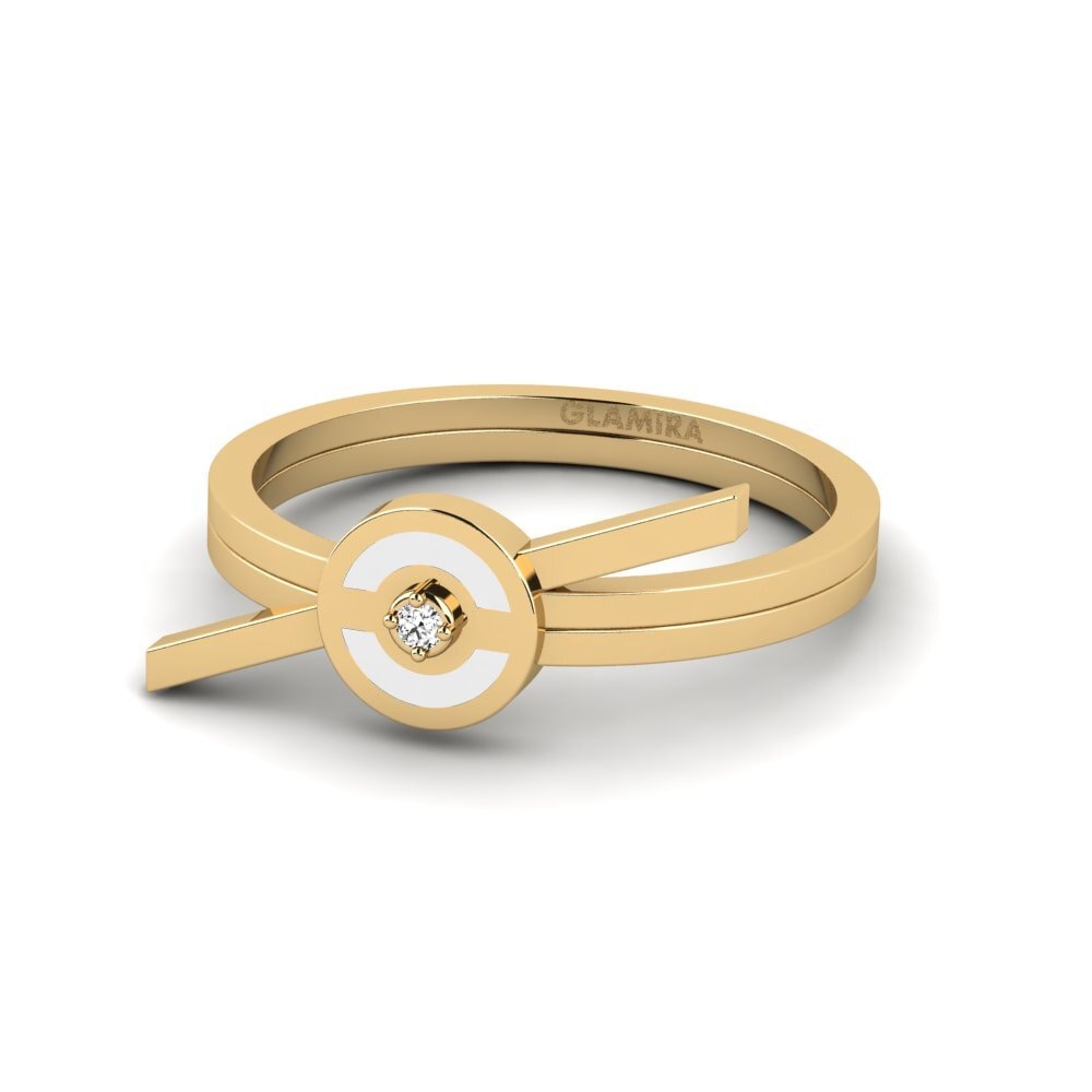 Moissanit Ring Aurous