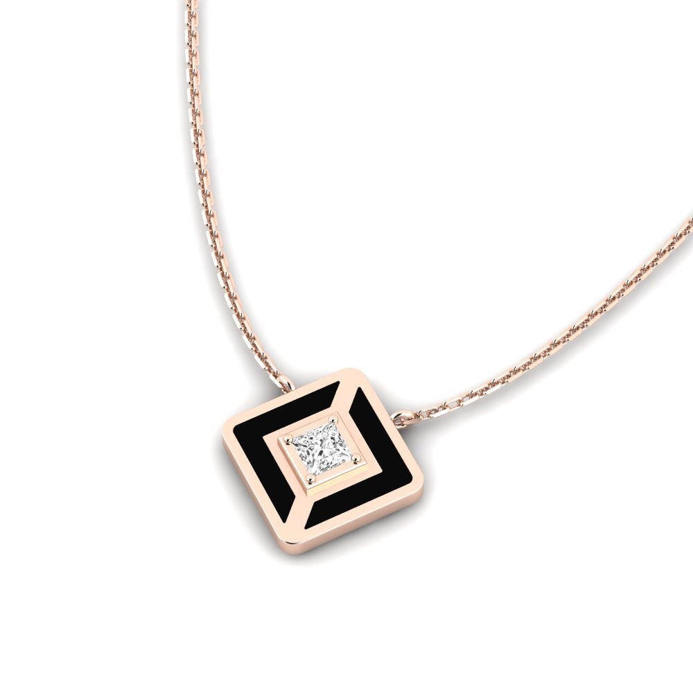 14k Oro Rosa Collar de Mujer Bilans