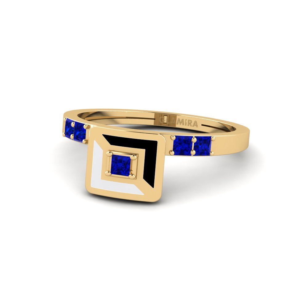 Ringe 3 & 5 Stones Saphir