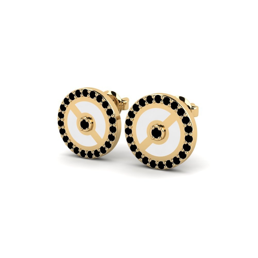Diamante Negro Pendiente de mujer Brigata