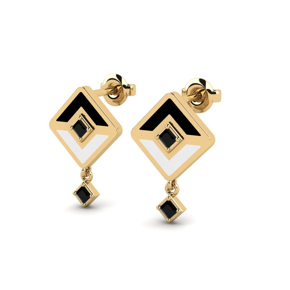Black Diamond Women's Earring Cassale - A