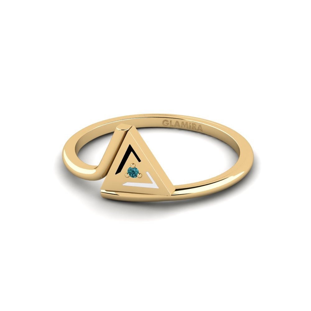 Blauer Diamant Ring Feher