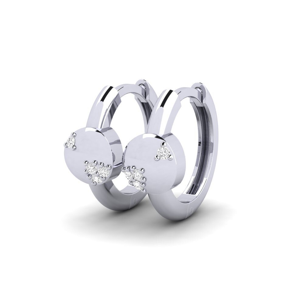 950 Platinum Women's Earring Homisyt