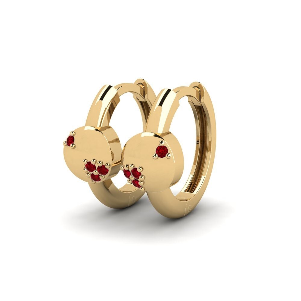 ruby-zirconia ต่างหู Homisyt