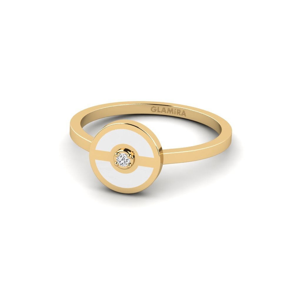 Gelbgold 585 Ring Jasne