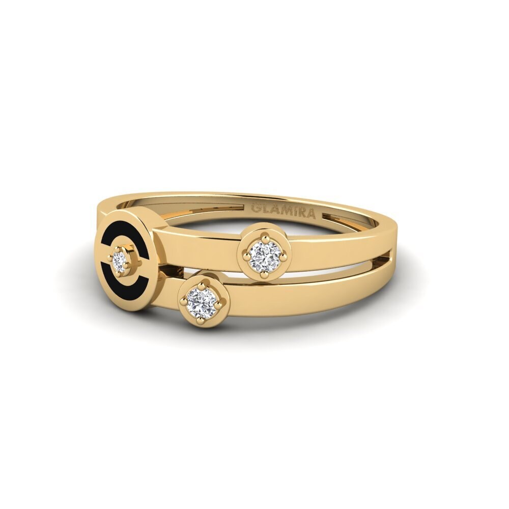 14ct Yellow Gold Ring Lecce