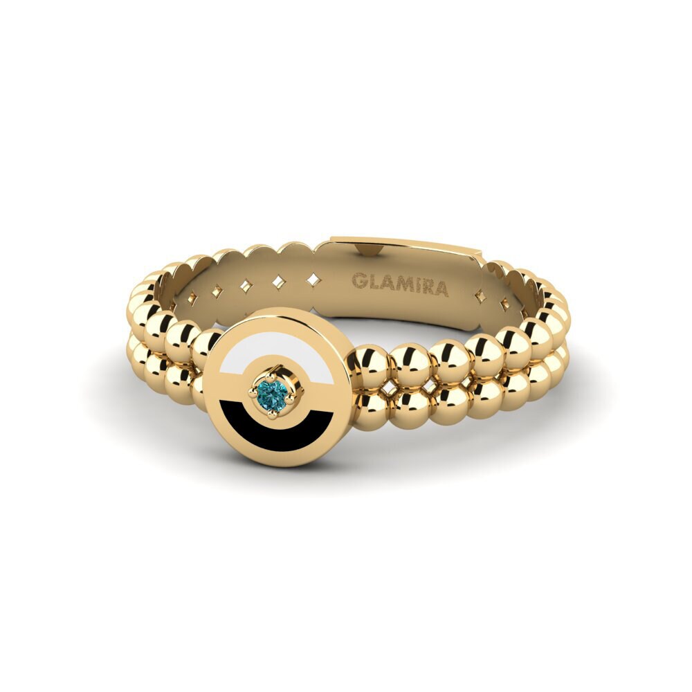 Blauer Diamant Ring Limarest