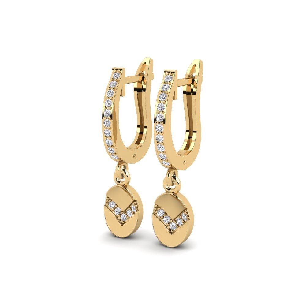 Diamante Pendiente de mujer Rebun