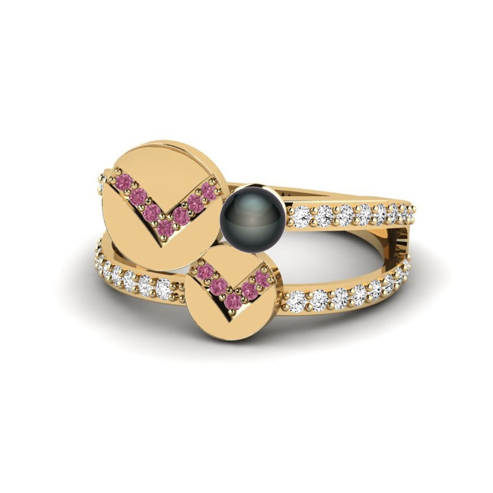 Granate Rhodolite Anillo Salm