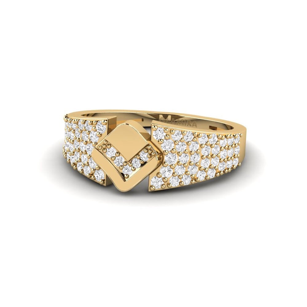 14k Oro Amarillo Anillo Schmidt