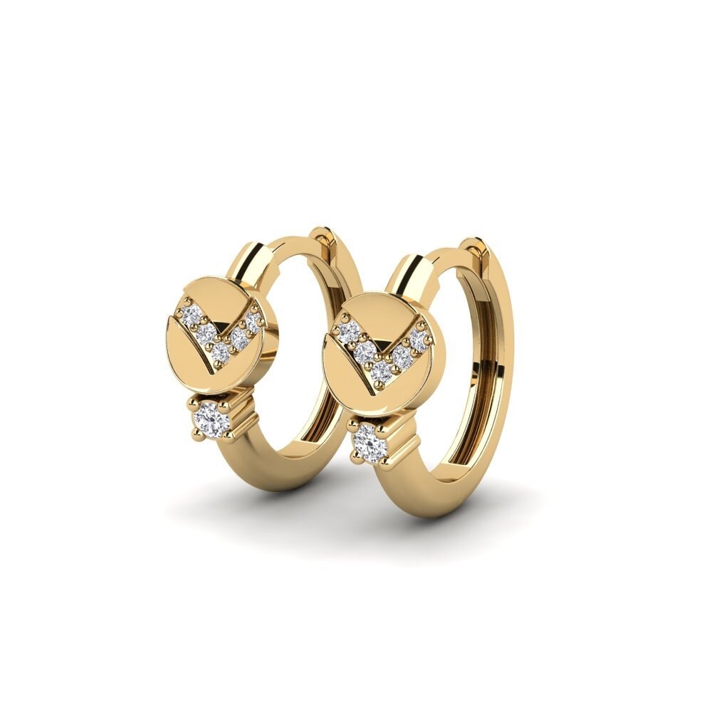 Diamante Pendiente de mujer Shumshu