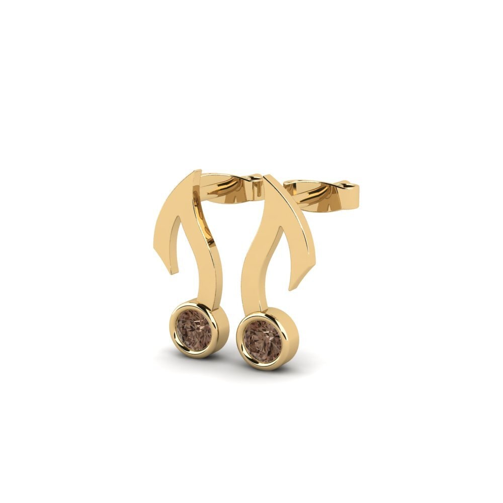 Smoky Quartz Women's Earring Eah