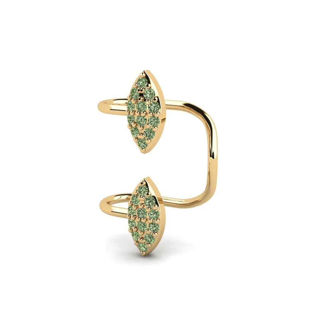 Diamante Verde Pendiente de mujer Eoheas