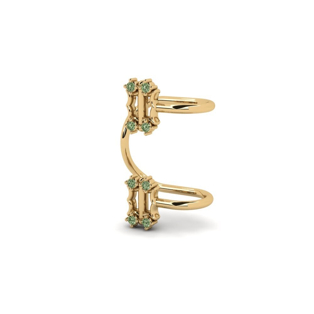 Diamante Verde Pendiente de mujer Ephil