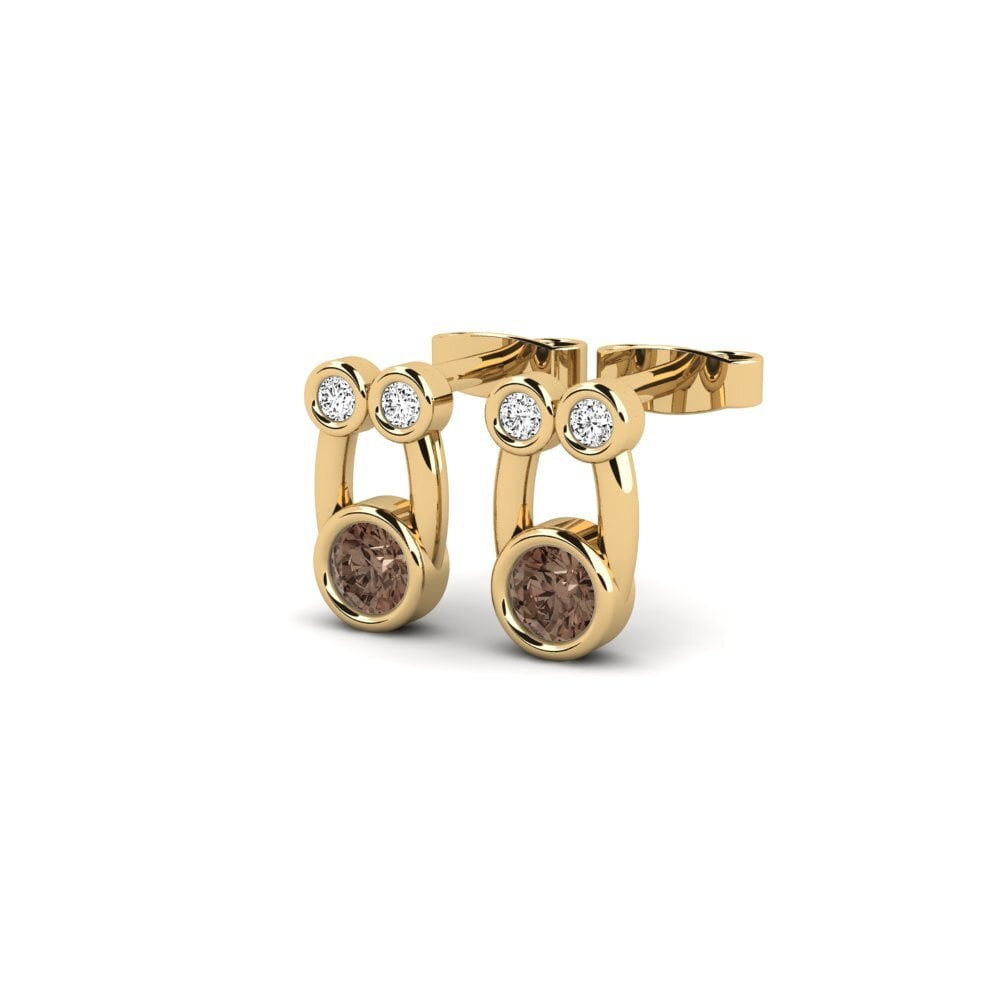 Smoky Quartz Women's Earring Unwea