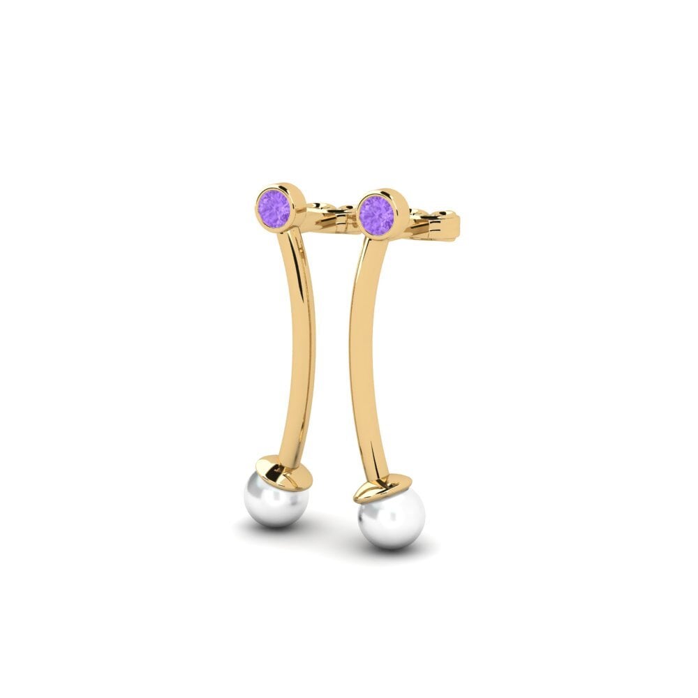 Améthyste Boucle d'oreille femme Vivianate