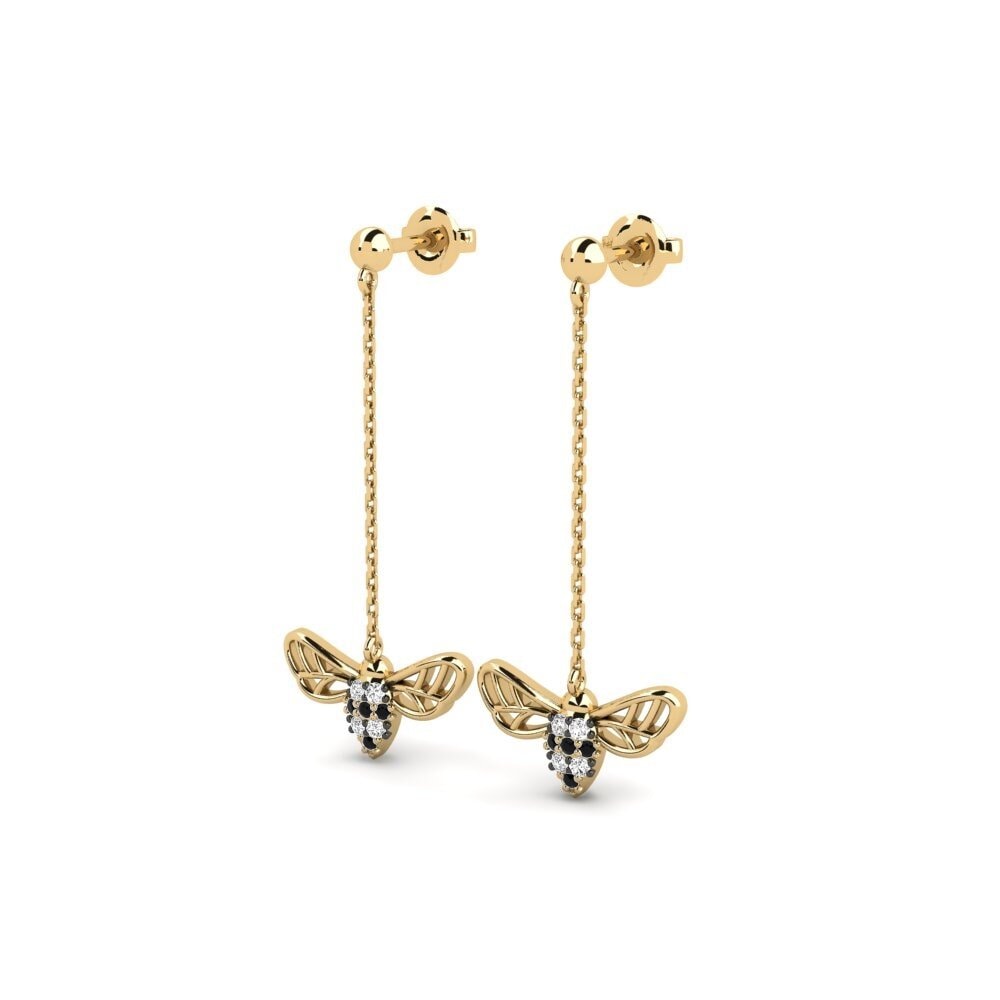 นิลดำ Women's ต่างหู Agathocles