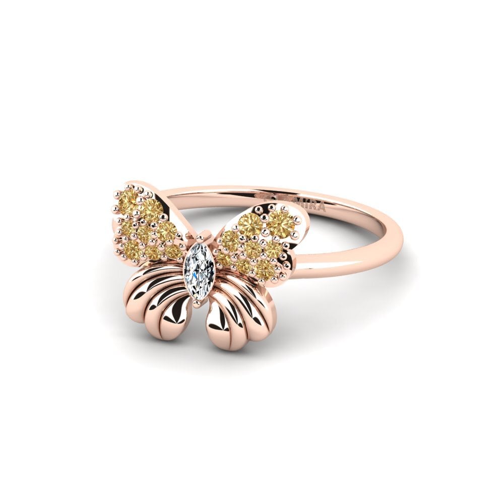 Rotgold 585 Ring Aylaia