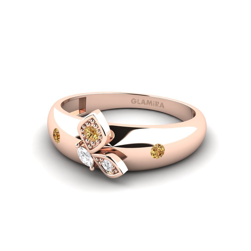 Rotgold 585 Ring Barboleta